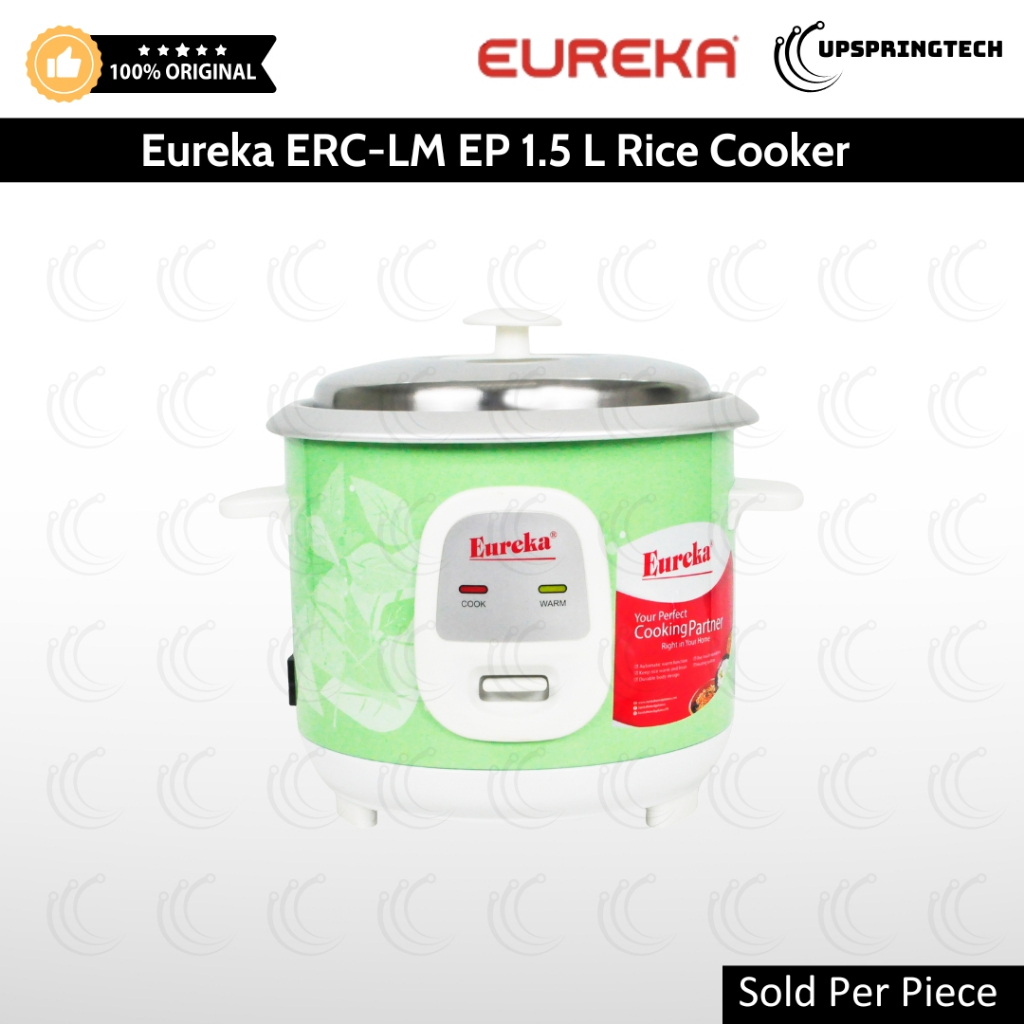 Eureka ERC-LM EP 1.5 L (8 Cups) Rice Cooker Without Steamer – Non-Stick ...
