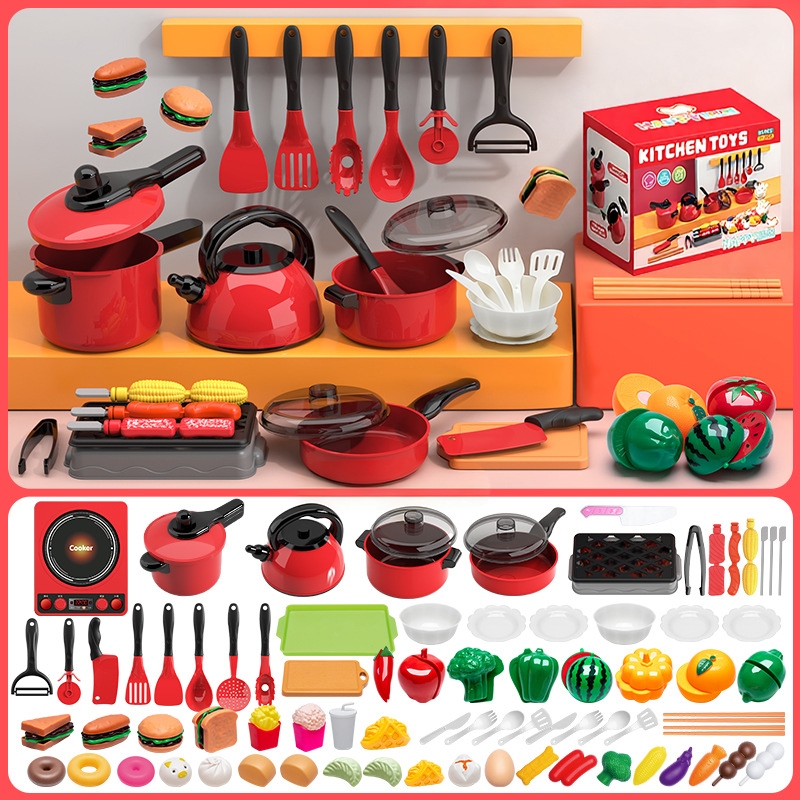 Children's Kitchen Toy Simulation Kitchen Induction Cooker Toy Pretend ...