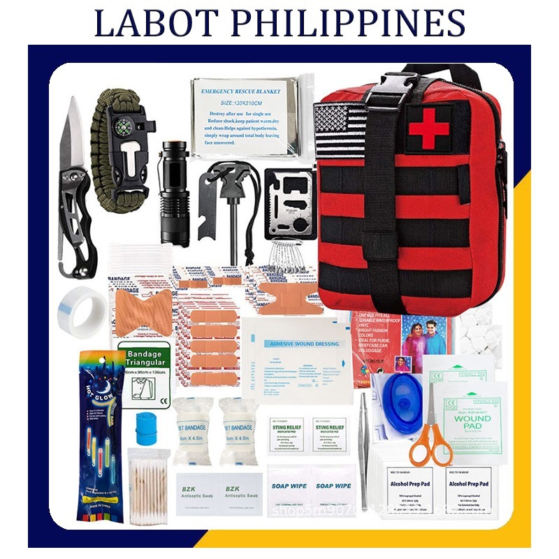 250PCS First Aids Kit Outdoor Camping tourniquet Survival Set Travel ...