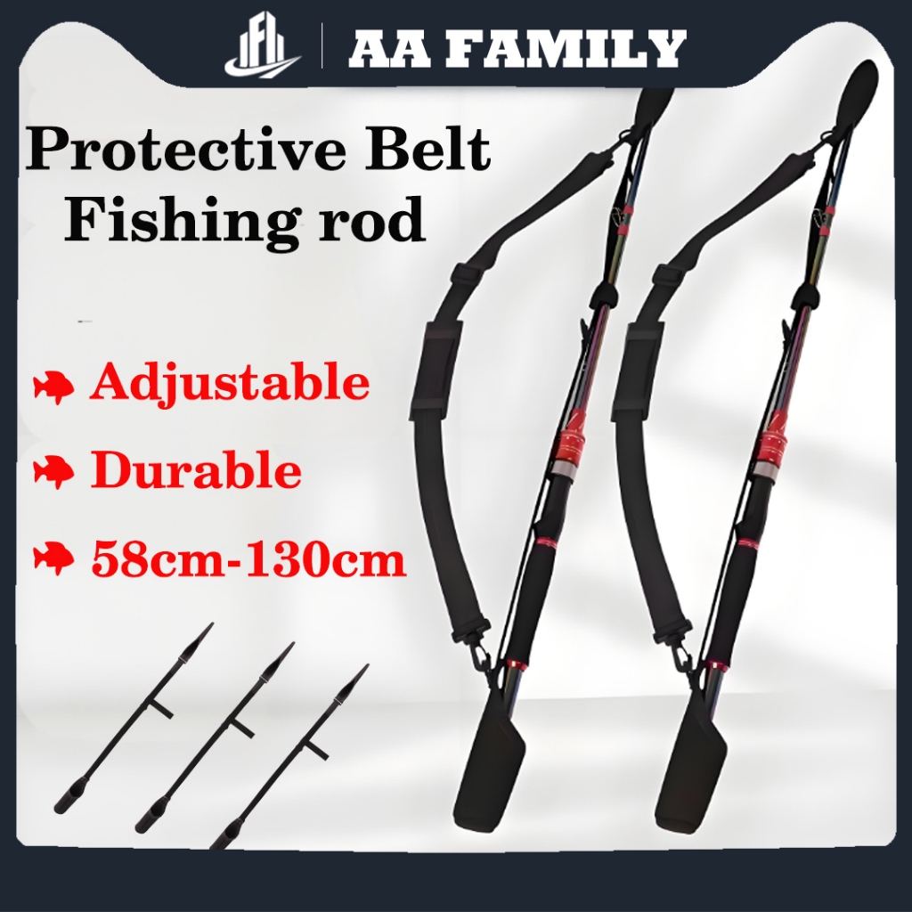 Fishing Rod strap Bag Portable Fishing Rod Shoulder Adjustable Belt ...