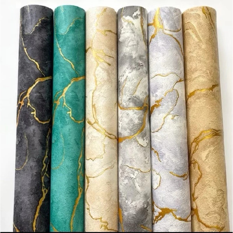 3D marble design waterproof self adhesive 10meters by 45cm wallpaper ...