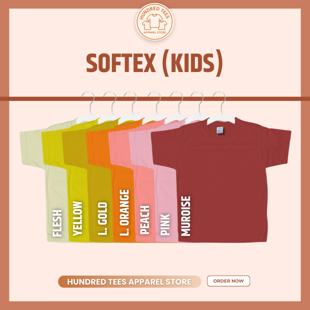 SOFTEX Floral Colors T-Shirt for Kids Cotton Unisex Design Soft ...
