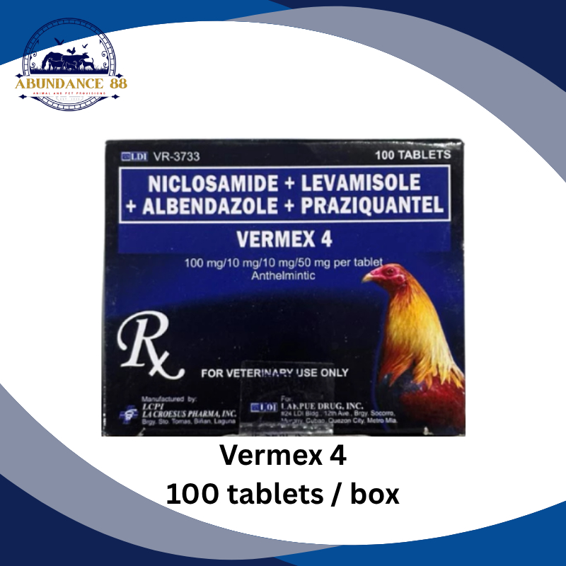 LDI VERMEX 4 TABLET - 100 TABLET PER BOX | Shopee Philippines