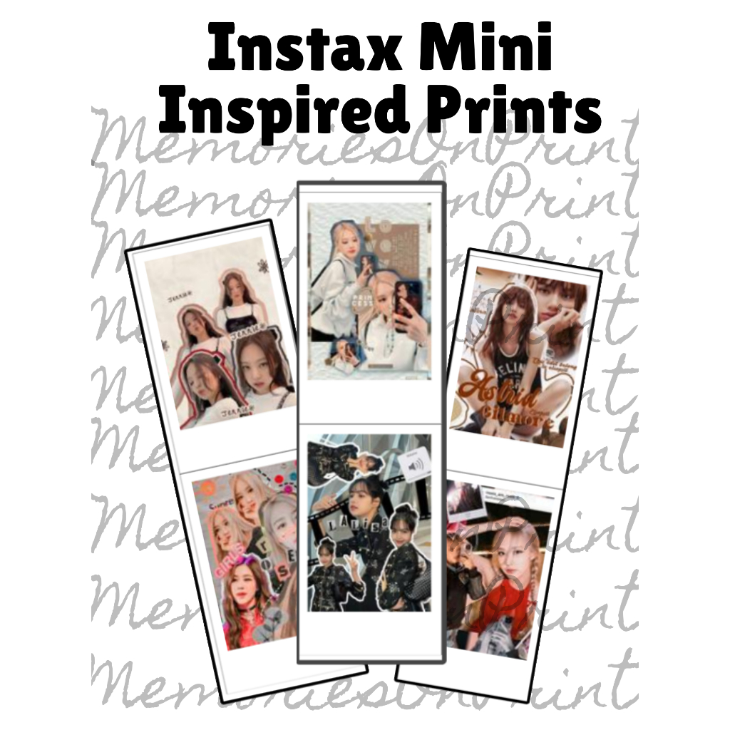 Personalized Instax Mini Inspired Prints Premium prints | Shopee ...