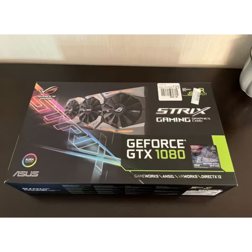 New ASUS ROG Strix GeForce GTX 1080 Gaming 8GB GDDR5X Graphics Card ...