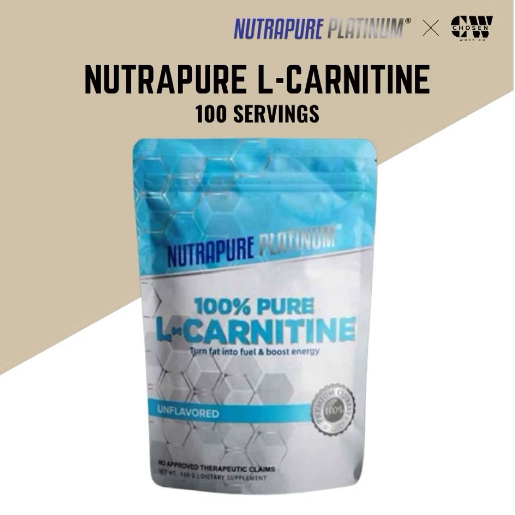 NUTRAPURE PLATINUM 100% PURE L-CARNITINE FAT BURNER 200SERVINGS FDA  APPROVED | Shopee Philippines