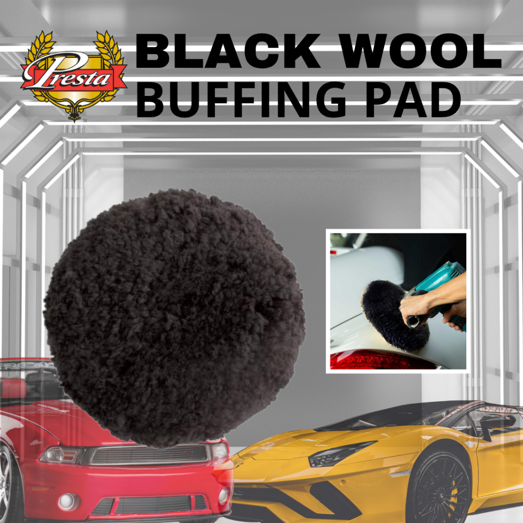 EMJ Black Wool Buffing Pad – 8