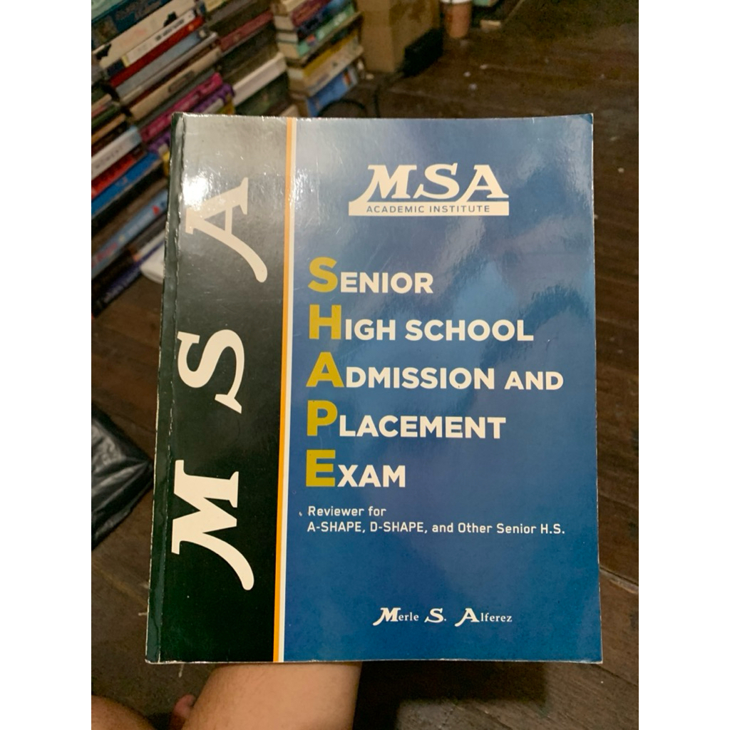 MSA Senior High School Admission and Placement Exam | Shopee Philippines