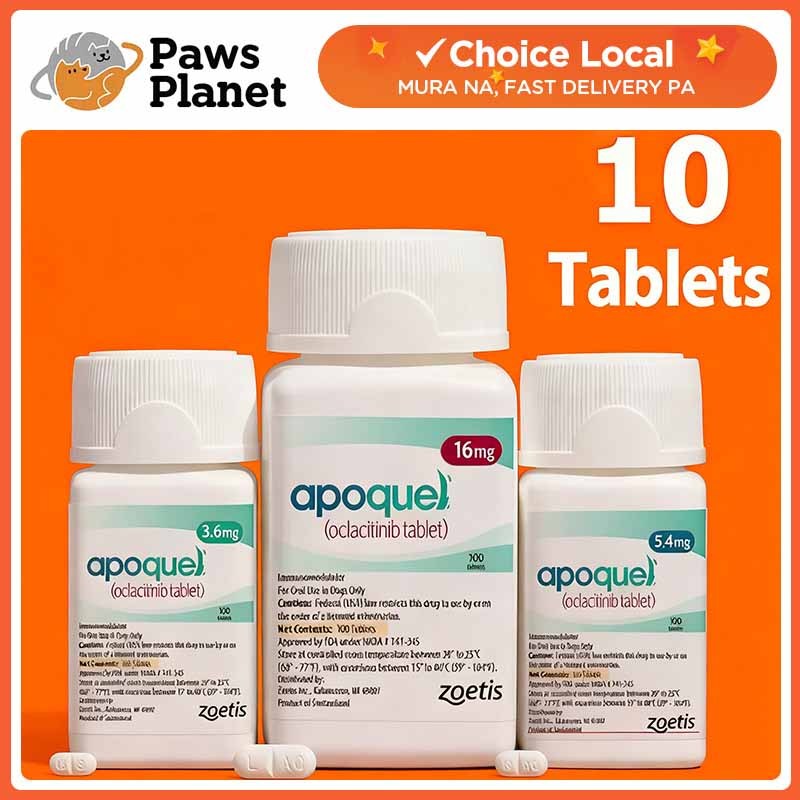 Apoquel 16/5.4/3.6mg 10 Tablets for Dog Anti-Itching Effective ...