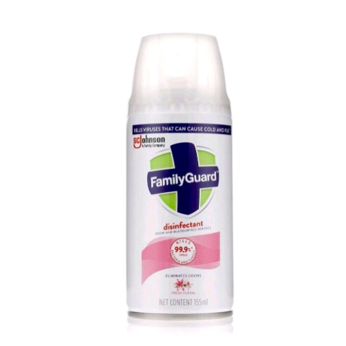 FamilyGuard Disinfectant Room & Multi-Surface Spray Aerosol155ml with ...