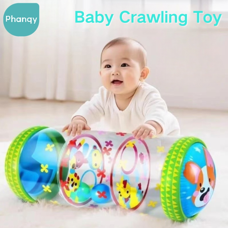 Phanqy Baby Inflatable Crawling Toy Early Learning To Walk Rattle Toys ...