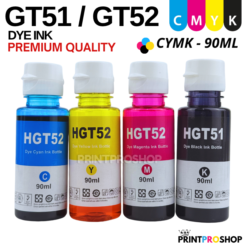 HP Ink GT51 GT52 GT53 90mL Compatible for HP Deskjet HP Tank 410 319 ...