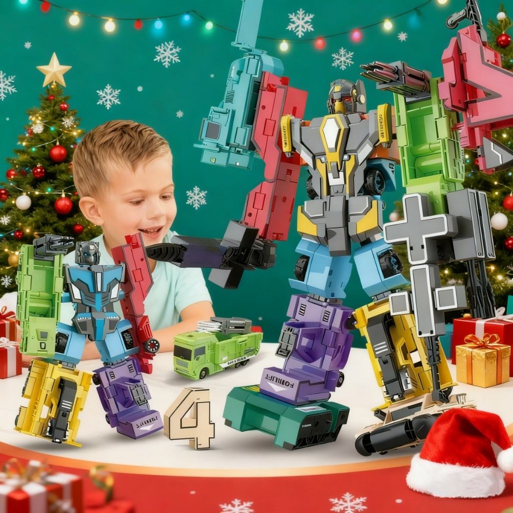 Number Robots Transforming Toys for Kids Number Blocks STEM Educational ...