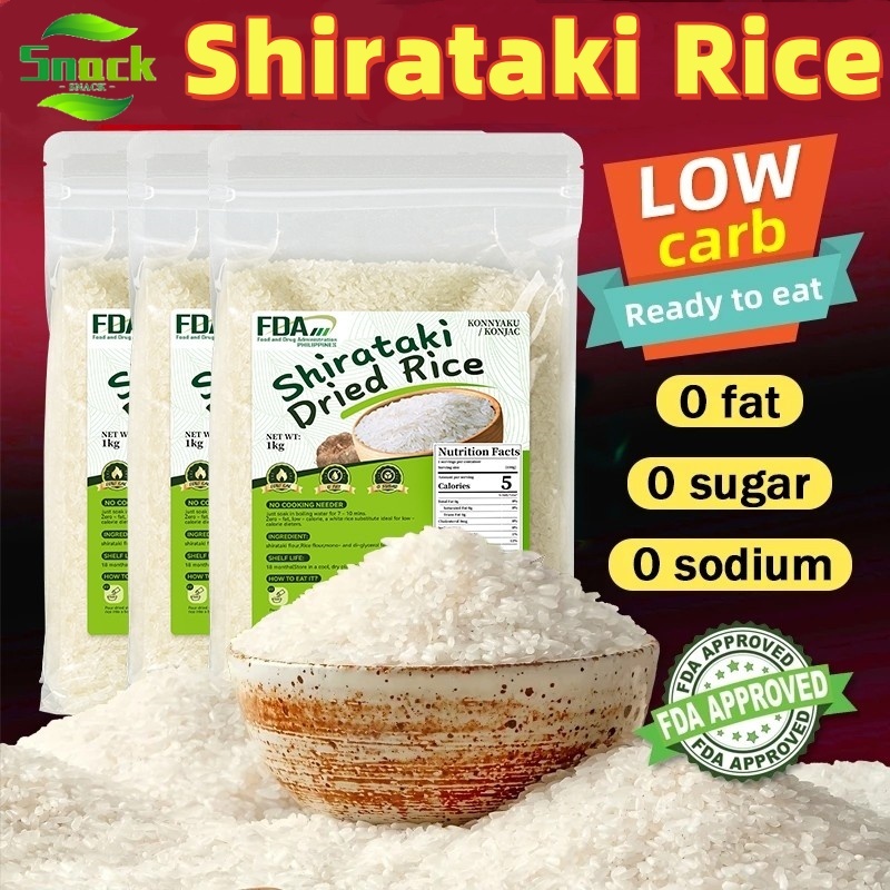 5KG Dry Shirataki Rice Organic Shirataki Dried Rice Konjac Rice Keto ...