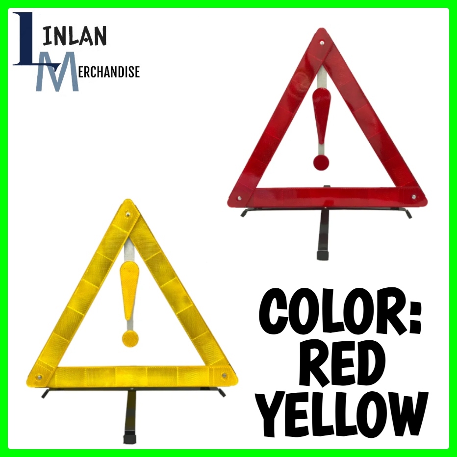 1 PC Car Early Warning Device Triangle Sign For Road Vehicles Safety ...