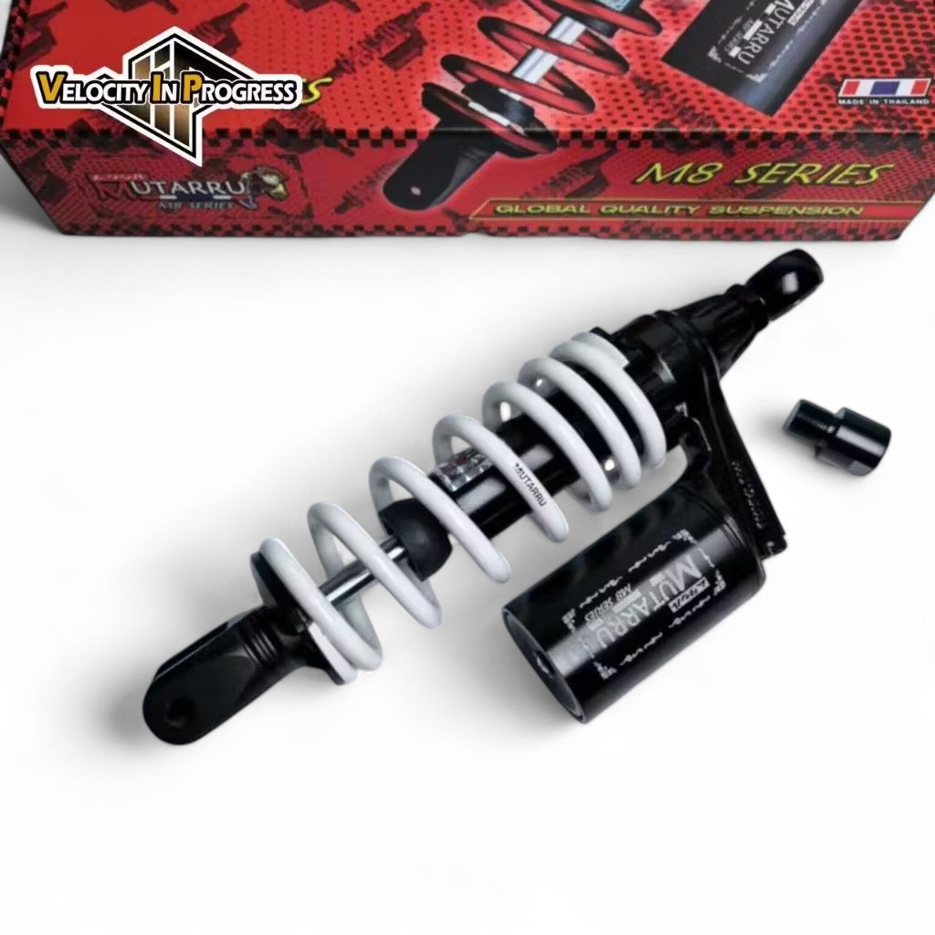 MUTARRU REAR SHOCK M8 SERIES 280-300MM W/TANK ADJUSTABLE YAMAHA MIO ...