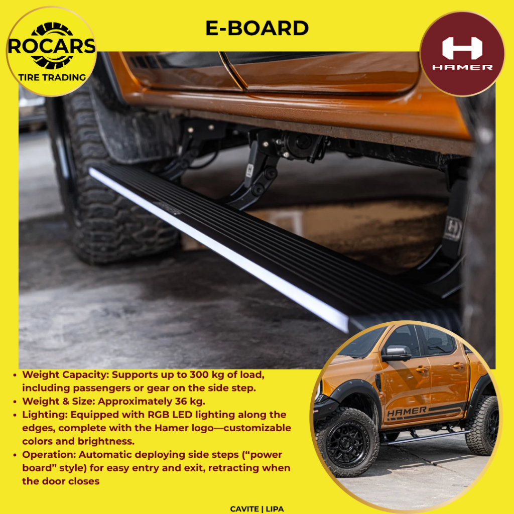Hamer E-Board / Automatic Step Board | Shopee Philippines