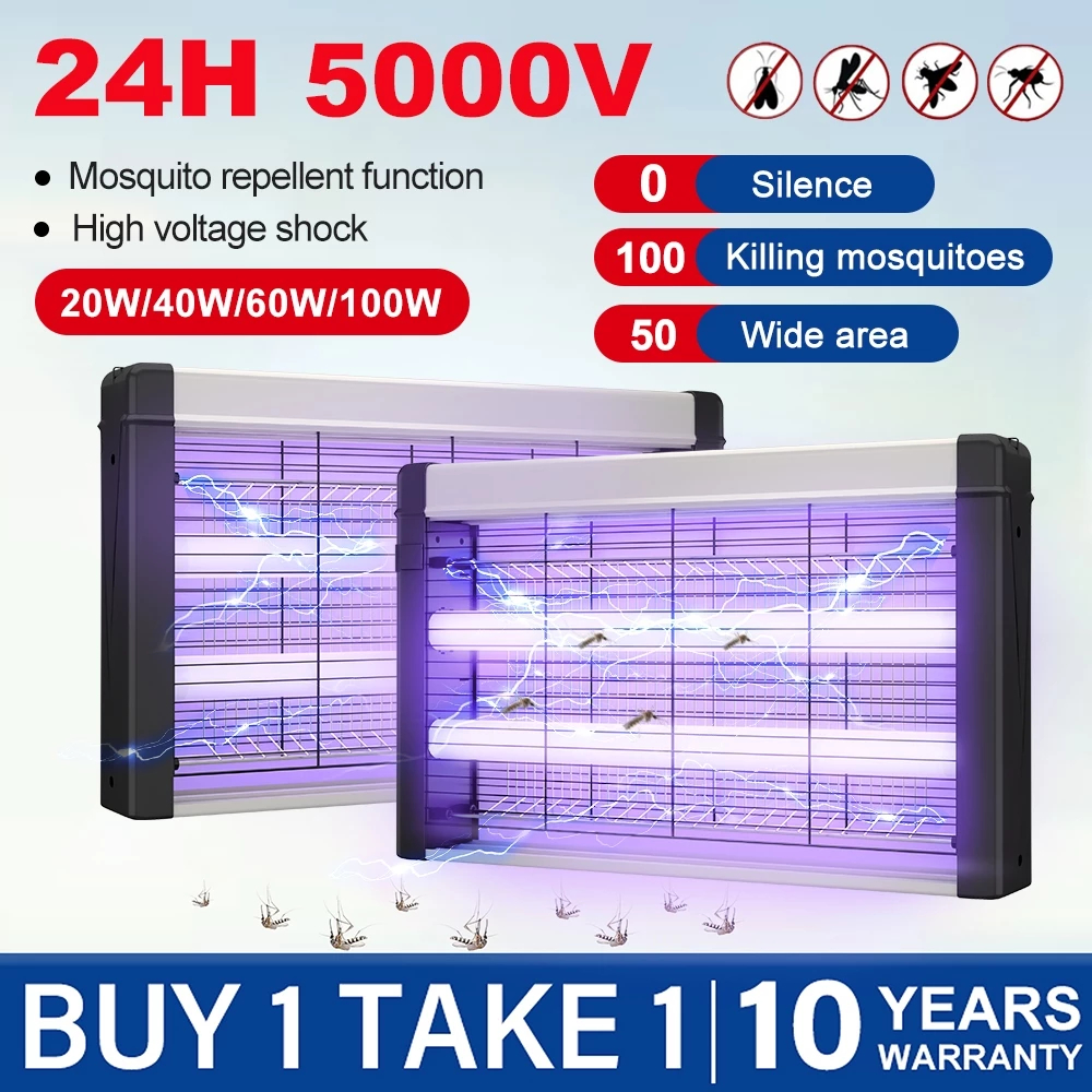 Powerful Mosquito Killer Lamp Sensor Lamp LED Insects Killer UV Light ...