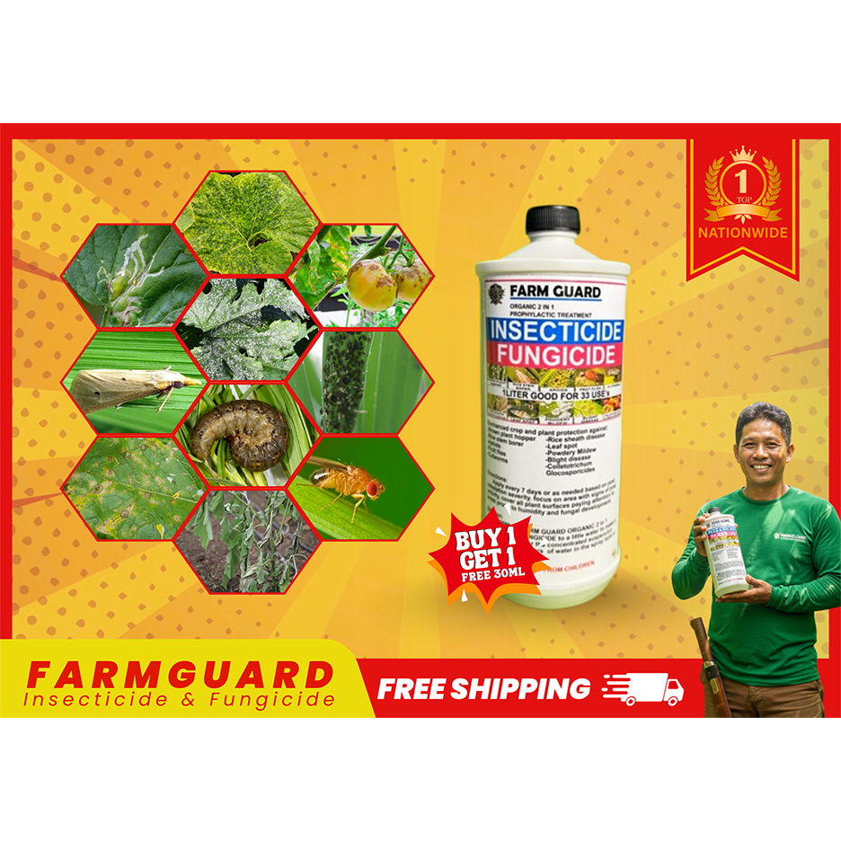 FARM GUARD [ Premium Insecticide & Fungicide ] [250ML - 3L] | Shopee ...