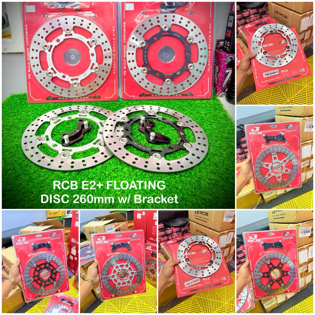 RCB E2+ FLOATING DISC YAMAHA NMAX/AEROX MIO SPORTY M3 HONDA CLICK125 ...