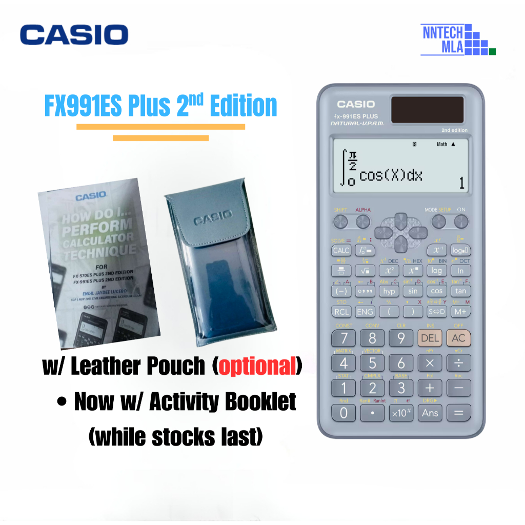 Casio Fx991es Plus 2nd Edition Scientific BLUE Calculator Now w ...