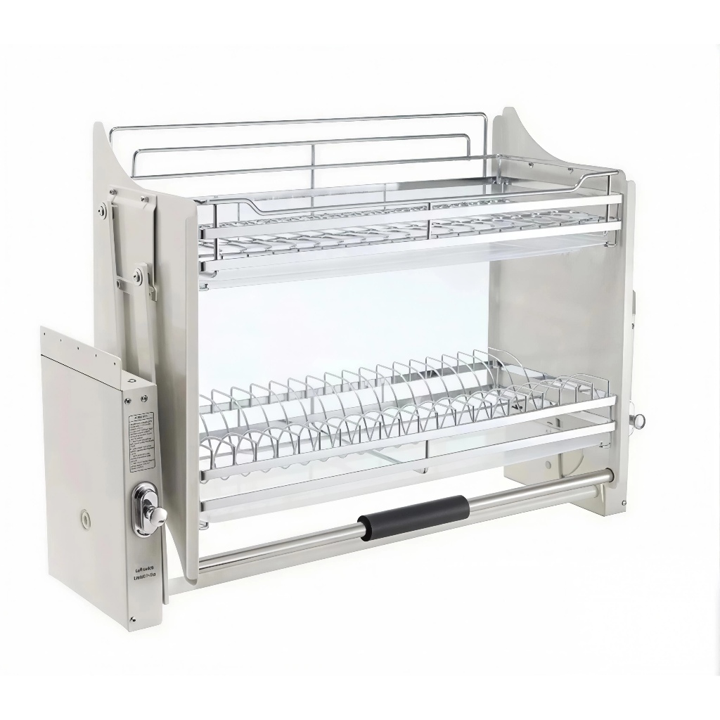 50cm cabinet pulldown pantry bask 50cm pulldown dish rack plate rack ...