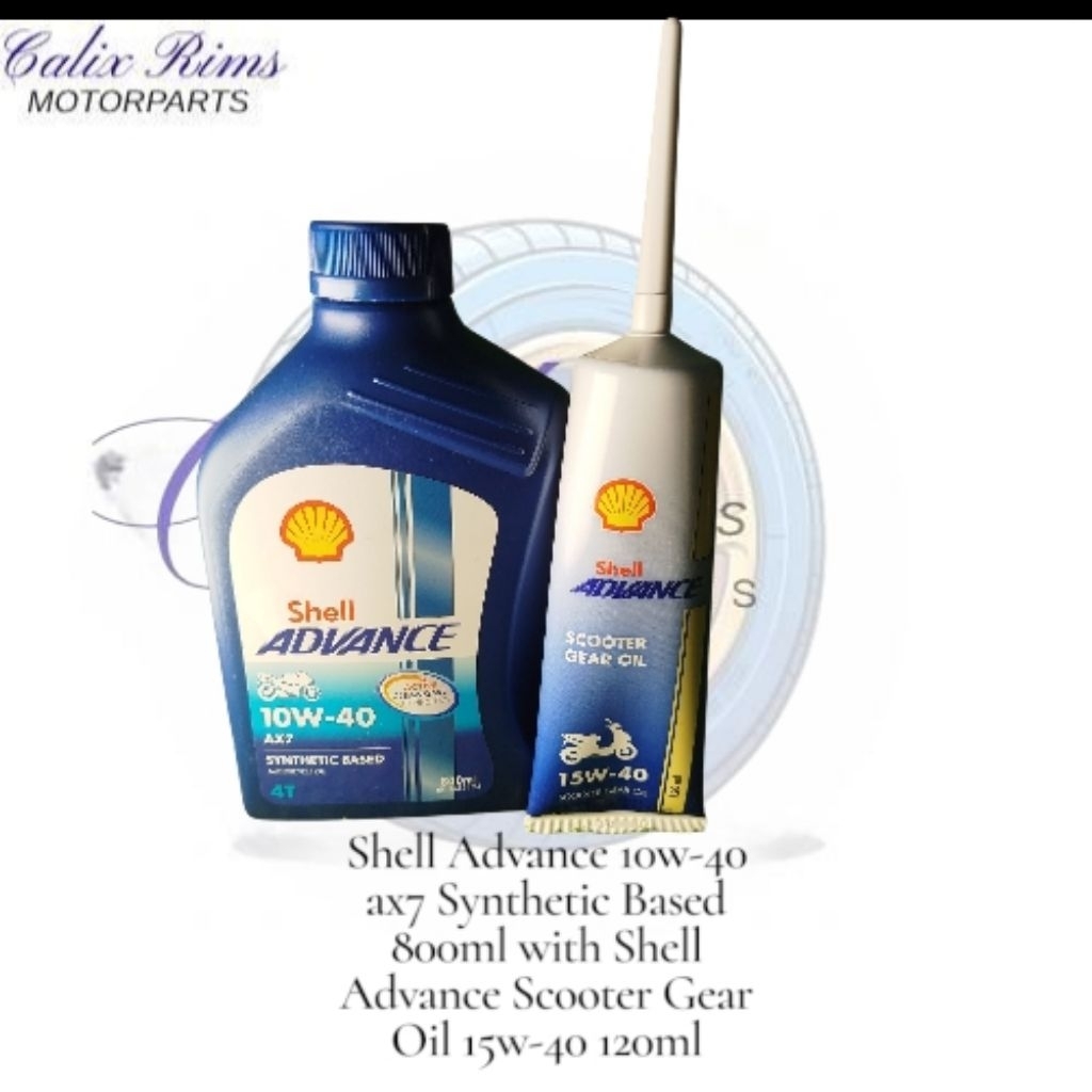 Shell Advance 10w-40 Ax7 Synthetic based 800ml with Shell Advance ...