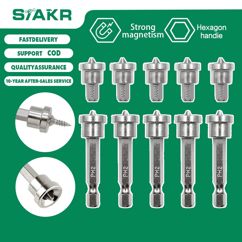 10PCS Magnetic Positioning Screwdriver Bits Head 50/25mm Positioning ...