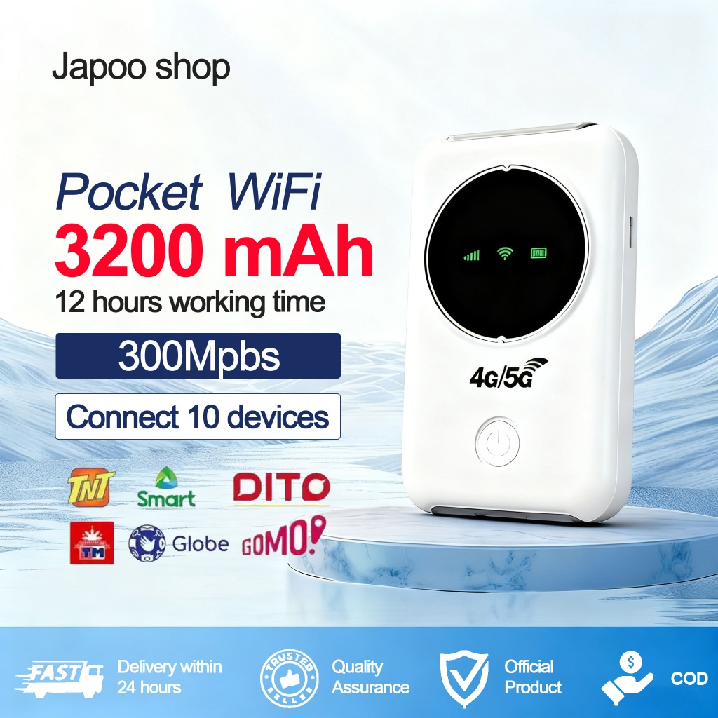 R603 5G LTE Pocket WiFi All Openline Mobile Hotspot Router | 300Mbps ...