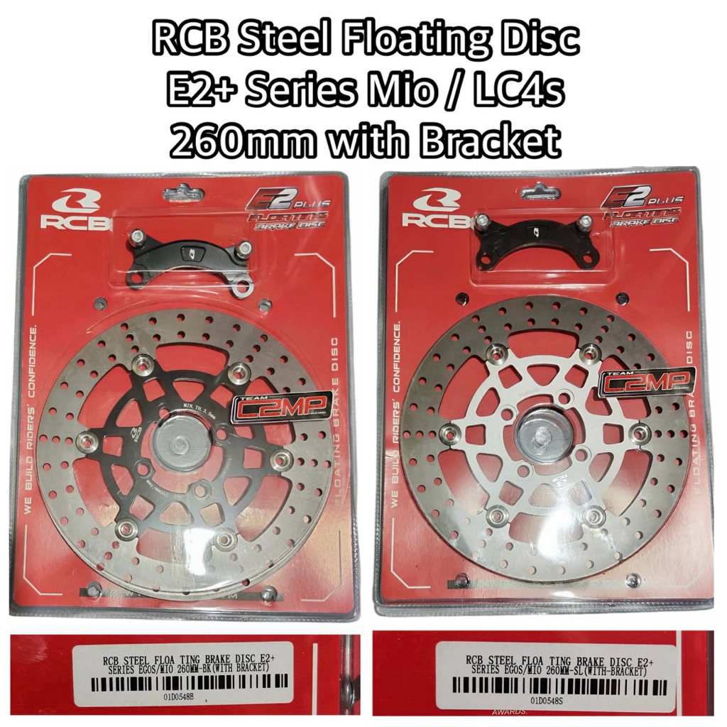 RCB Floating Big Disc E2+ Mio LC4s 260MM WITH BRACKET 4 Holes | Shopee ...