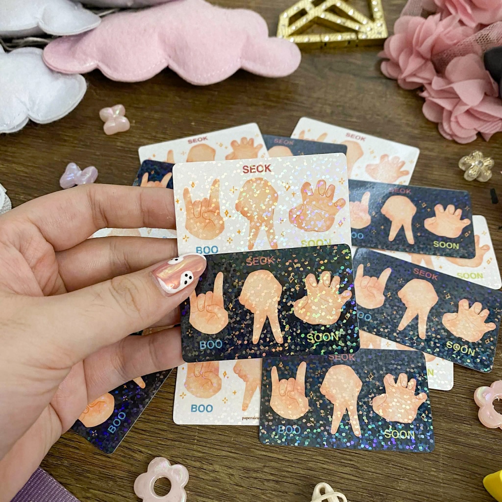 BooSeokSoon Stickers, Second Wind Album Sticker, 7TEEN Gesture Stickers ...