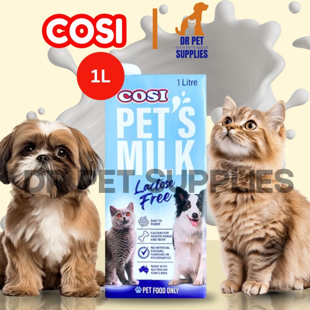 EXP 11 2027 1L Cosi Pet Pets Lactose Free Milk All Stages Adult Kitten ...
