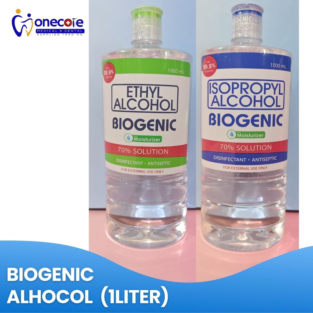 Alcohol Biogenic Isopropyl and Ethyl 1Liter and Gallon | Shopee Philippines