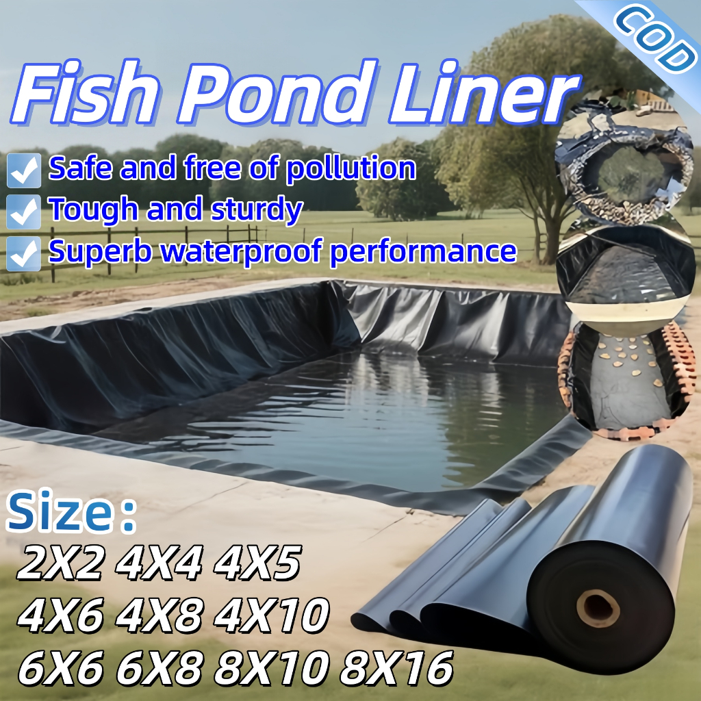 【500/300microns】Fish Pond Liner HDPE Geomembrane impermeable Membrane ...