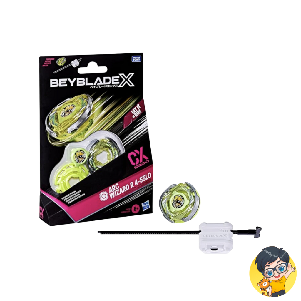 Hasbro Bey Blade X Arc Wizard R 4-55LO CX Starter Pack Set | Shopee ...