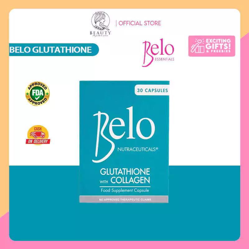 Belo Nutraceuticals Glutathione+Collagen Whitening, Anti-Wrinkle & Firming  30S Capsules d4 | Shopee Philippines