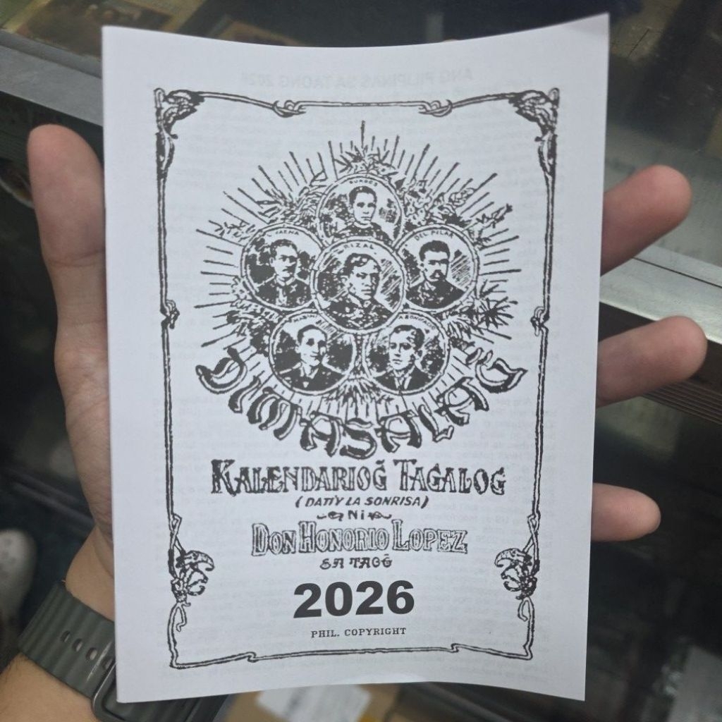 2026 Kalendaryong Tagalog by Don Honorio Lopez / Kalendariog tagalog ...