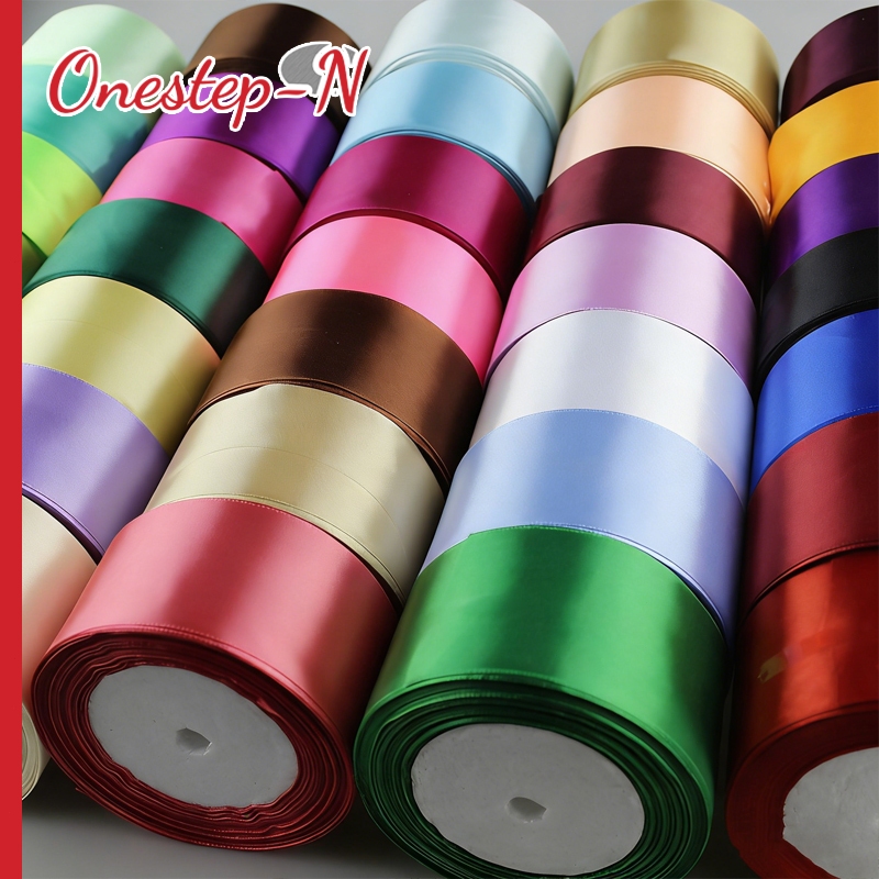 (25 Yards/Roll) 4cm Wide Ribbon Gift Bouquet Packaging Wedding Party ...