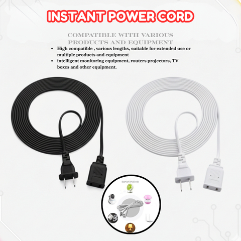Philippines 2-pin Male to Female Power Extension Cable Male 2 Pin Dual ...