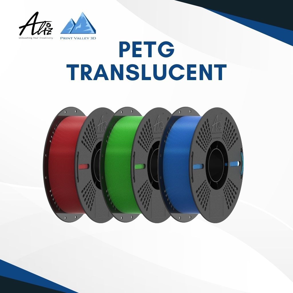 Aliz PETG Translucent 3D FDM Printing Filament 1kg 1.75mm | Shopee ...