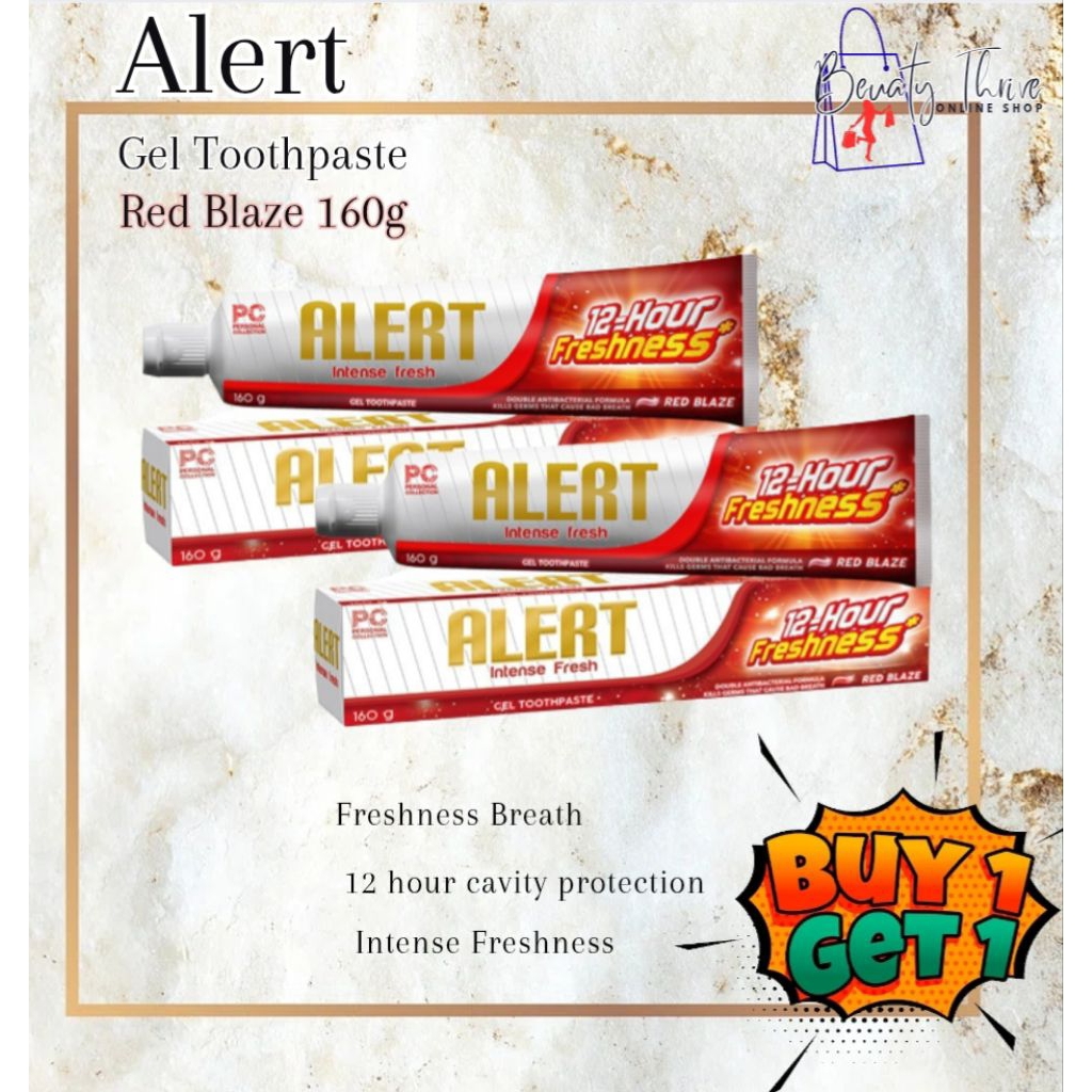ALERT RED INTENSE FRESH TOOTHPASTE BUY 1 TAKE 1 | Shopee Philippines