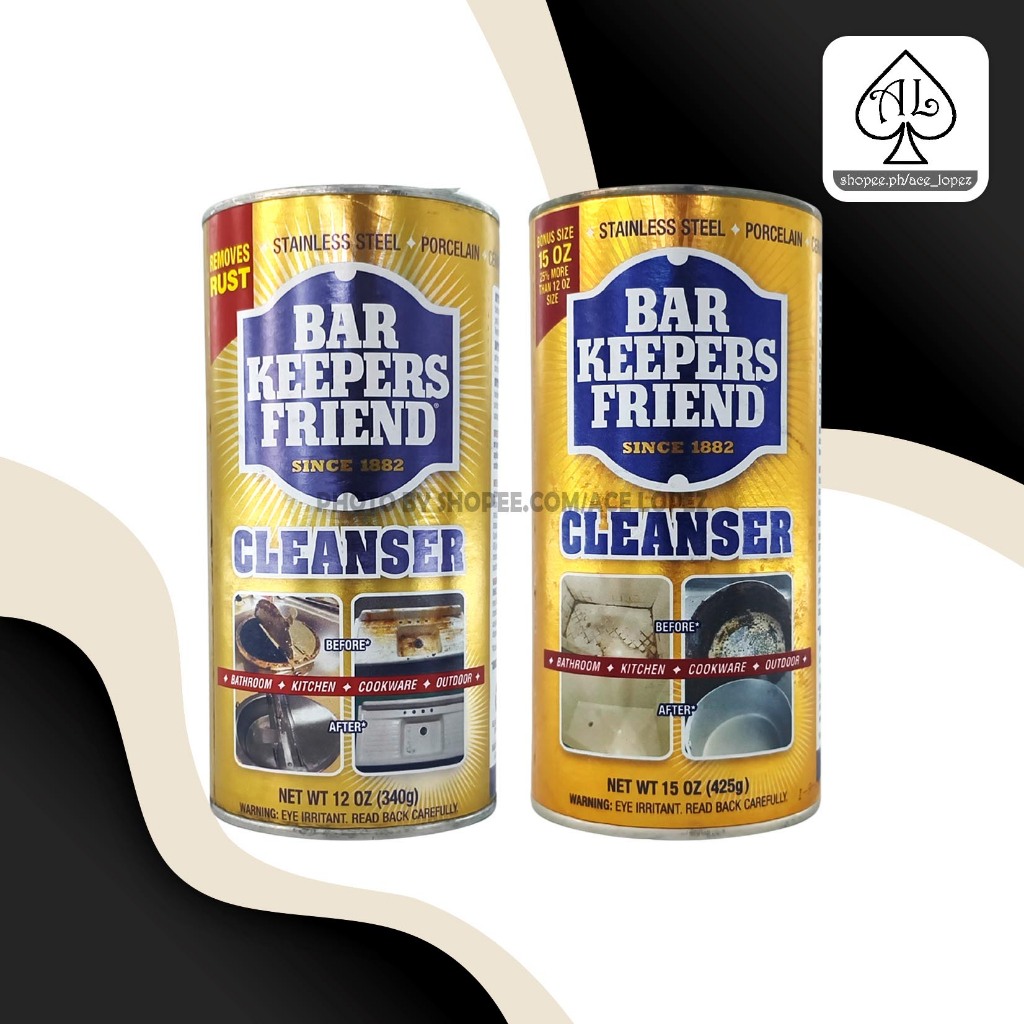 Bar Keepers Friend Cleanser 12oz (340g) or 15oz (425g) als21207 ...