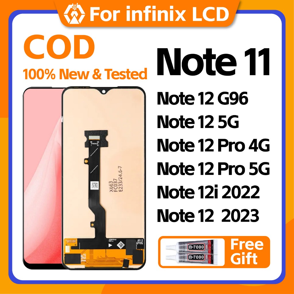 LCD For INFINIX Note 12 G96/ Note11 / Note 12Pro(4g/5g) Display Screen ...