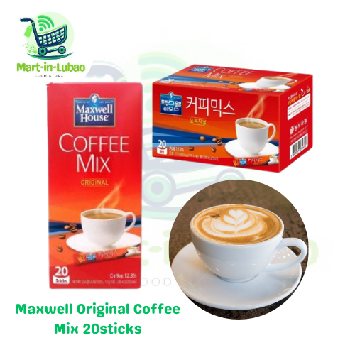 Maxwell Original Coffee Mix 20sticks (3-in-1 Coffee Mix) | Shopee ...