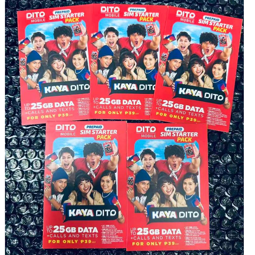 DITO SIMCARD 5G With Free 3GB ,5Gb, 7Gb, 10Gb & 100minCalls To Other ...