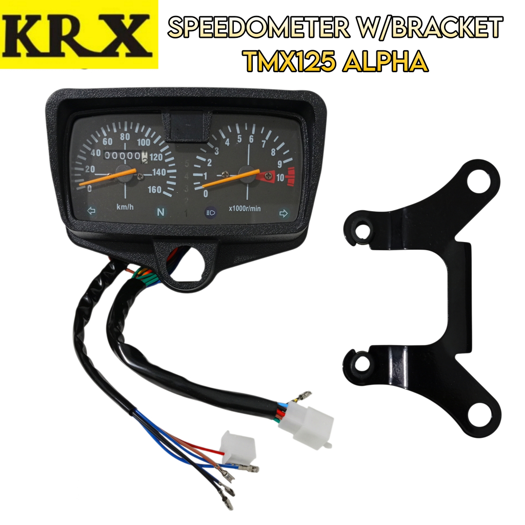 KRX TMX125 ALPHA SPEEDOMETER GAUGE W/ BRACKET | Shopee Philippines