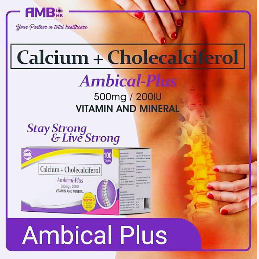 AMBICAL PLUS / RAPCENATE PLUS D / CALBORNATE Calcium + Cholecalciferol ...