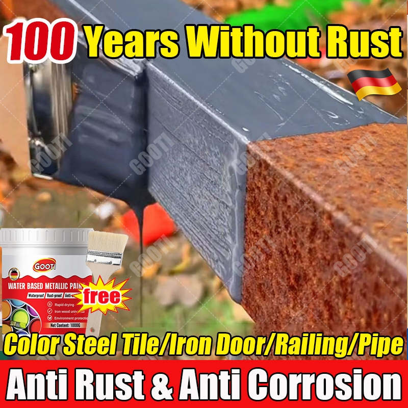GOOTI 1KG Anti Rust Paint For Rust Metal Steel Remover Rust Converter ...