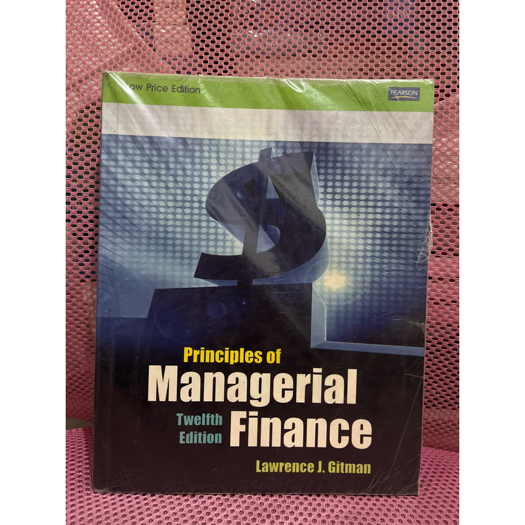 Principles of Managerial Finance (Twelfth Edition) | Shopee Philippines