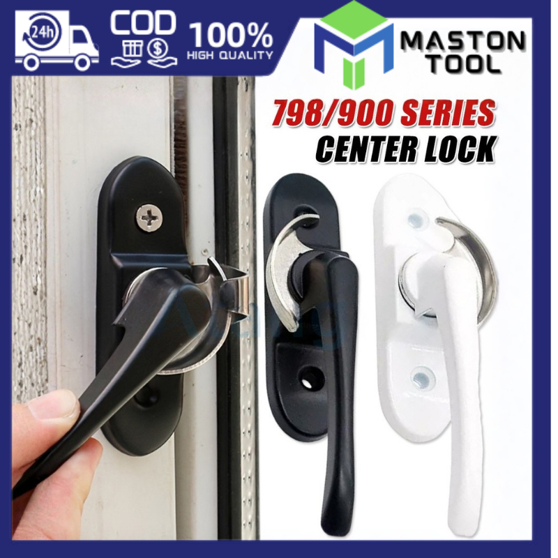 Center lock 798 crescent lock small with hook keeper for sliding window ...
